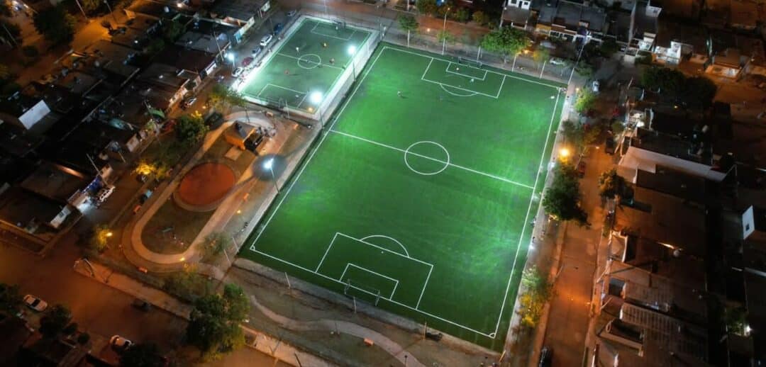 INAUGURAN CAMPO DE FUTBOL EN SAN JOAQUÍN