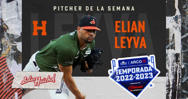 ELIAN LEYVA ES EL PITCHER DE LA SEMANA EN LA LAMP
