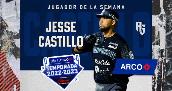 JESSE CASTILLO ES EL JUGADOR DE LA SEMANA EN LA LAMP