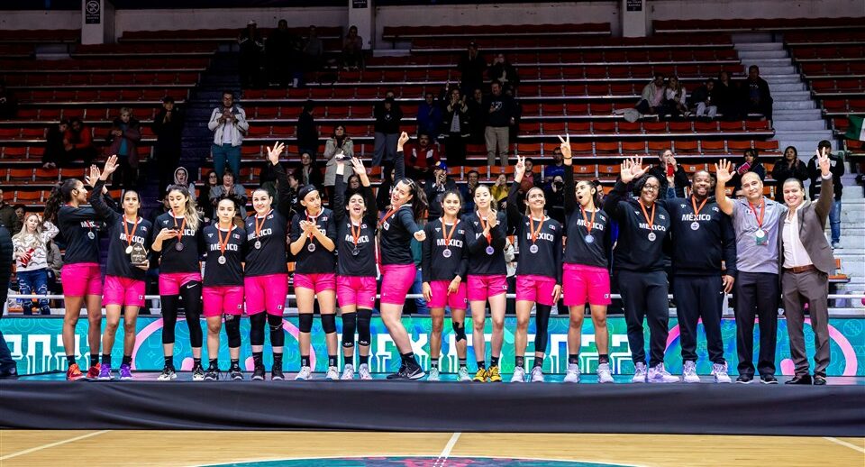 MÉXICO OBTUVO EL SUBCAMPEONATO EN EL CENTRBASKET FEMENINO 2022