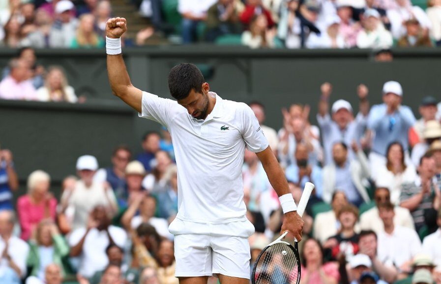 DJOKOVIC QUE YA ESTÁ EN SEMIFINALES EN WIMBLEDON