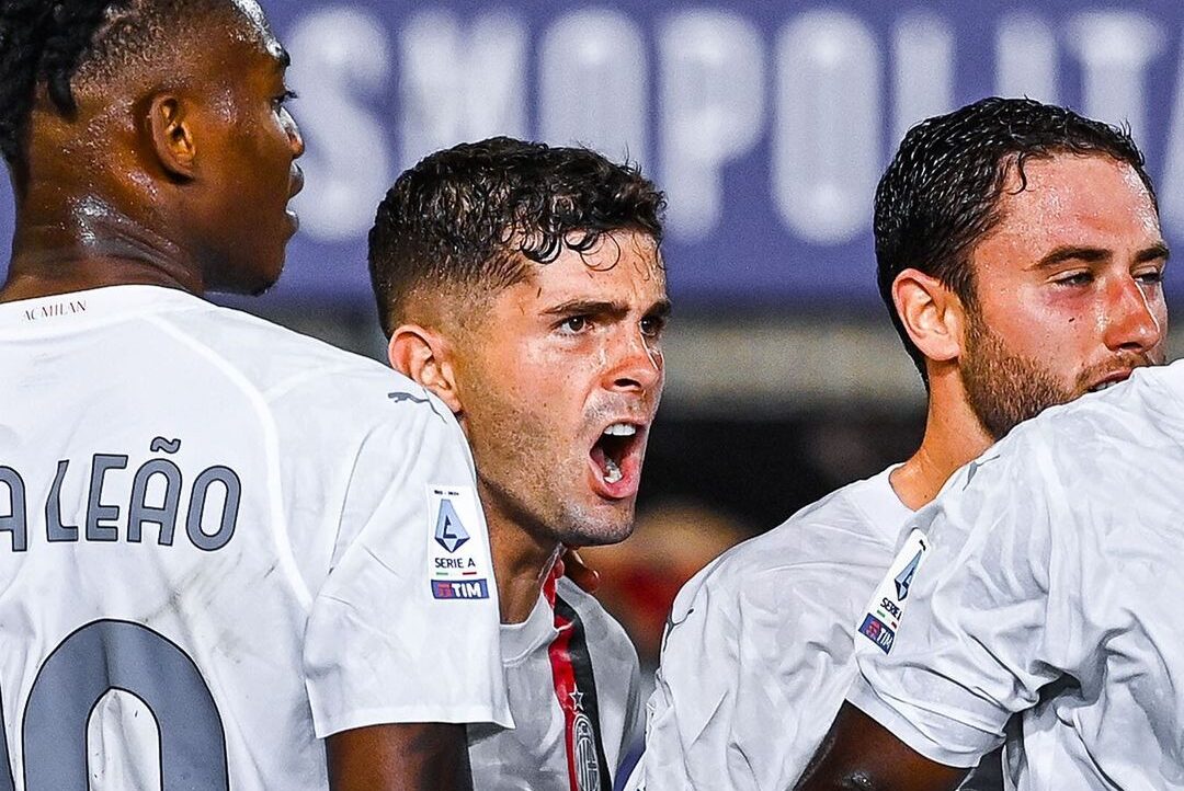 CHRISTIAN PULISIC SE ESTRENÓ CON UN GOLAZO Y TRIUNFO CON EL AC MILAN