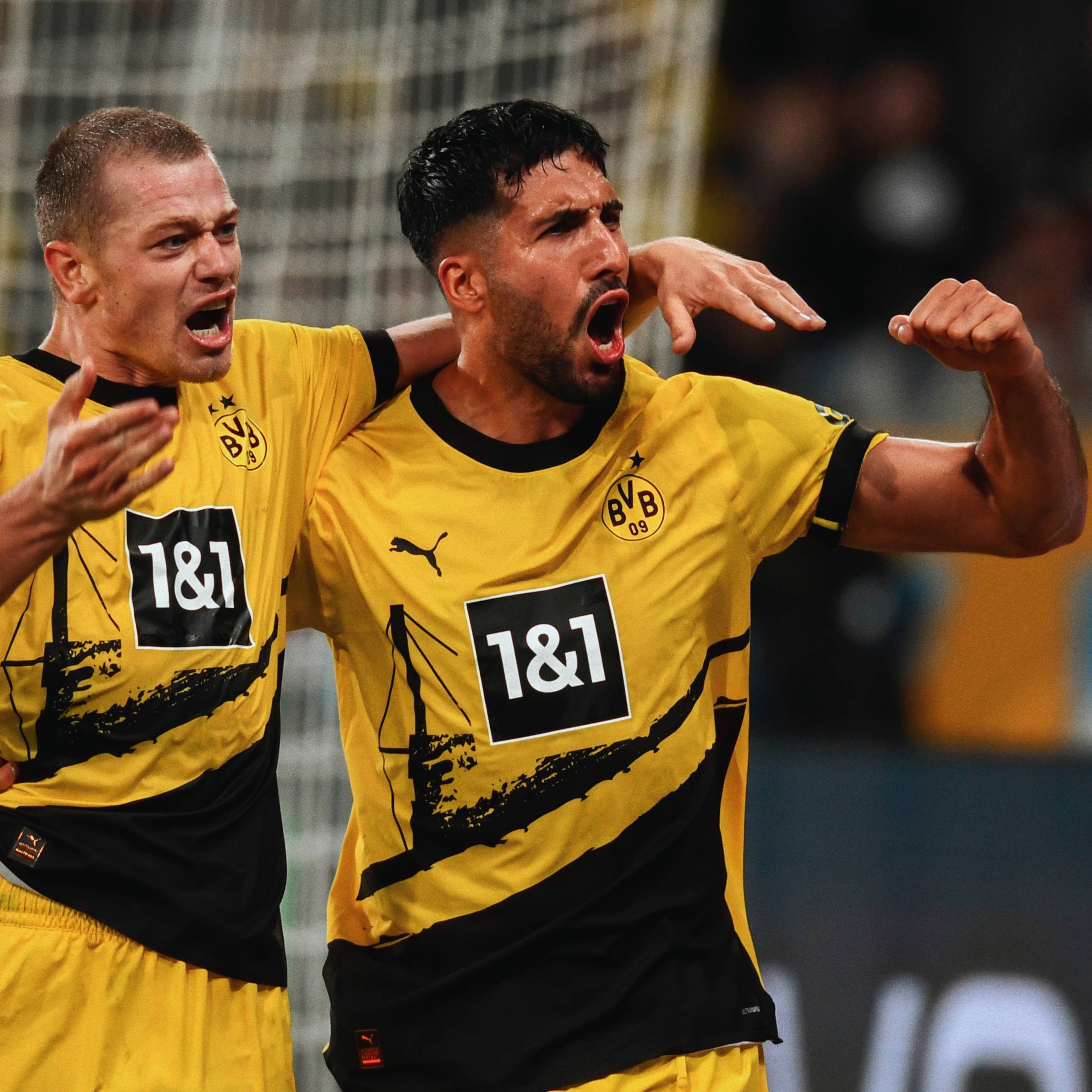 Emre Can festejando el gol