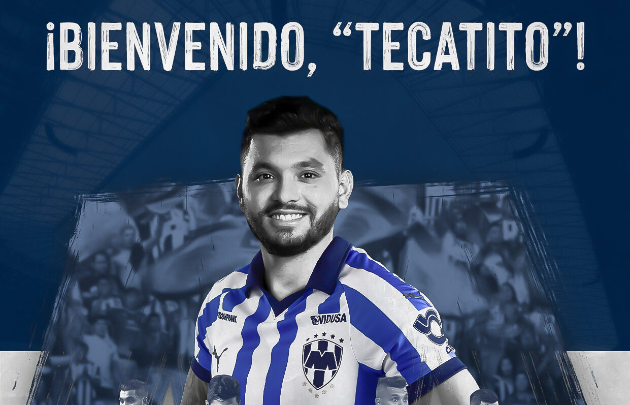 JESÚS TECATITO CORONA FUE PRESENTADO COMO JUGADOR DE RAYADOS