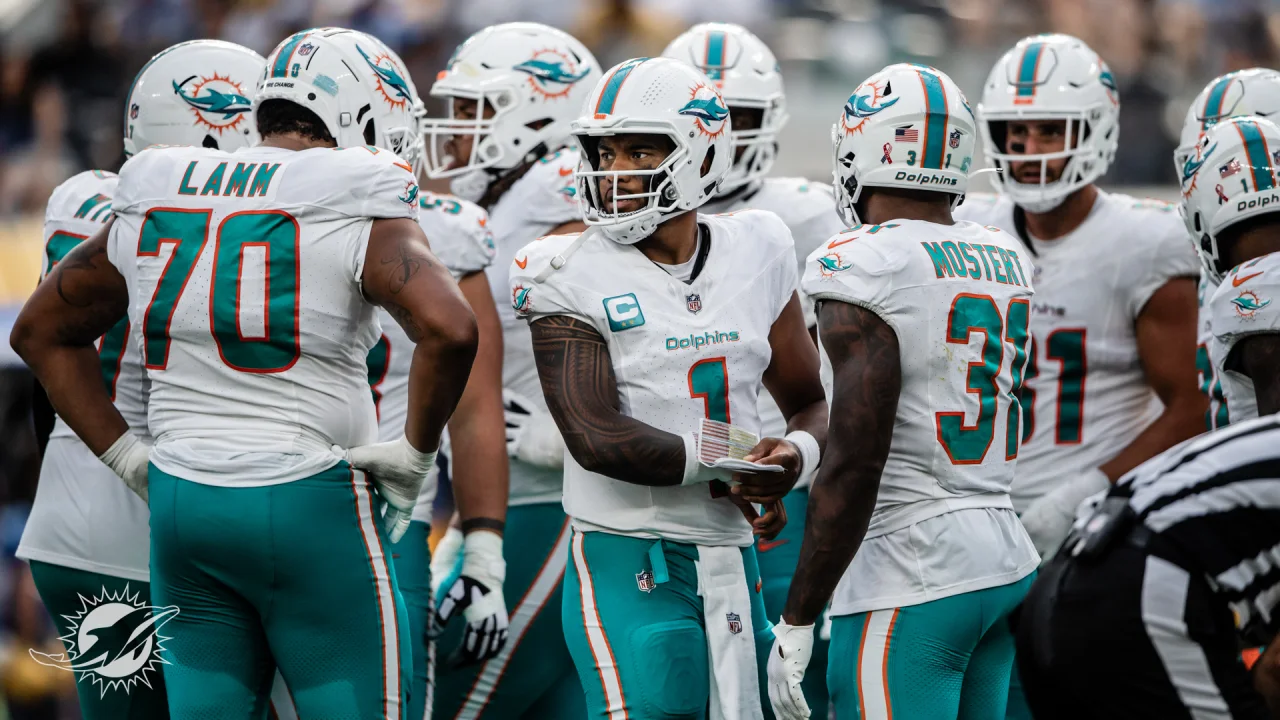 MIAMI FESTEJA EL TRIUNFO SOBRE LOS CHARGERS