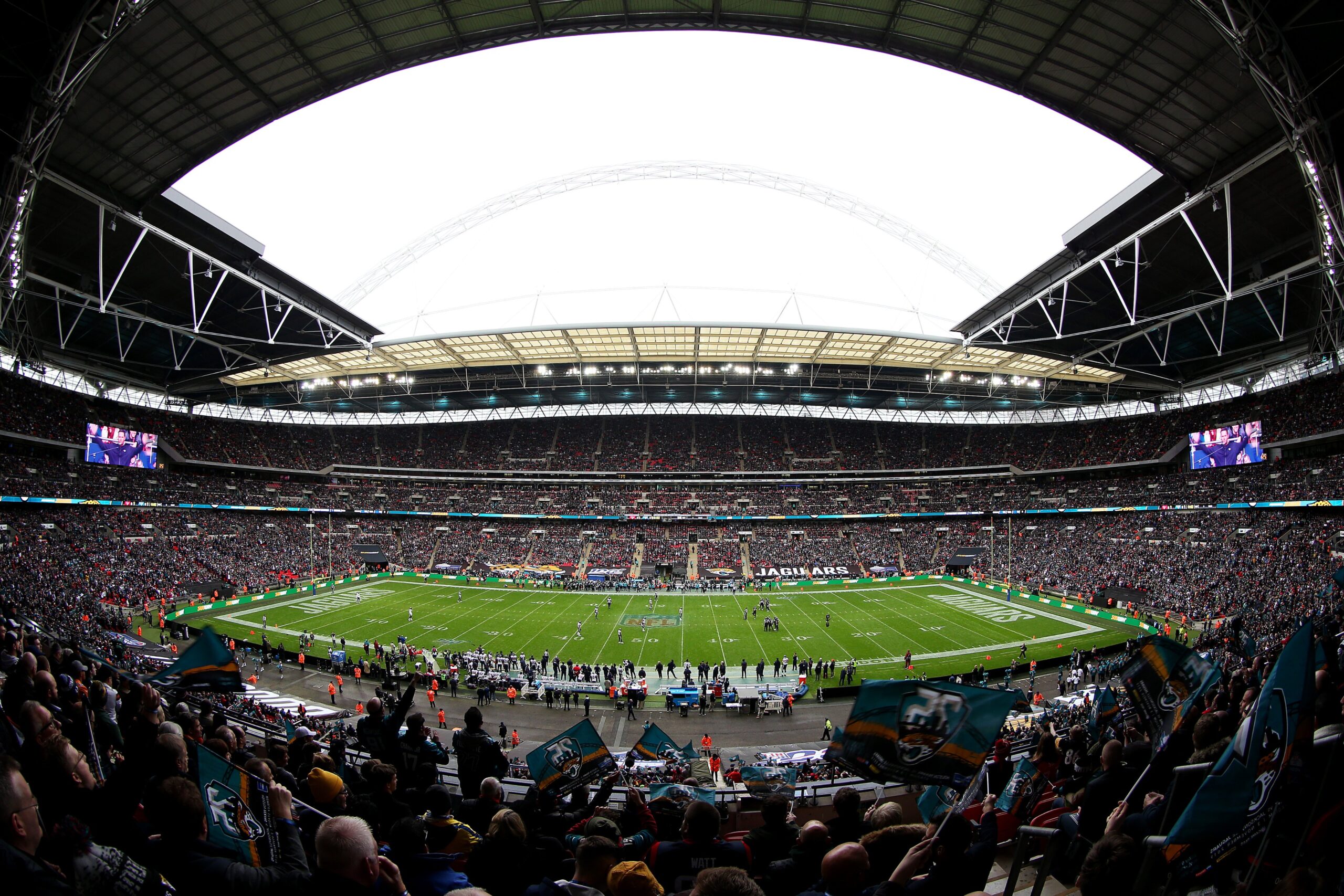 ESTADIO DE WEMBLEY, SEDE PARA EL FALCONS VS JAGUARS EN INGLATERRA