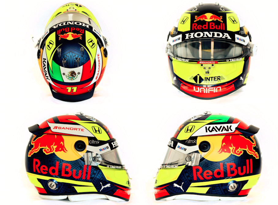 ¡ DE FESTEJO! SERGIO PERÉZ USARÁ CASCO ESPECIAL PARA GP DE SINGAPUR