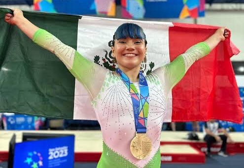 ALEXA MORENO GANA ORO EN EL MUNDIAL DE GIMNASIA EN FRANCIA