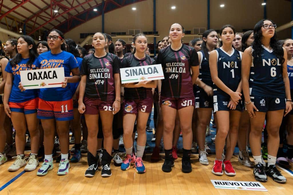 Inauguración del Nacional de Básquetbol sub14 femenil