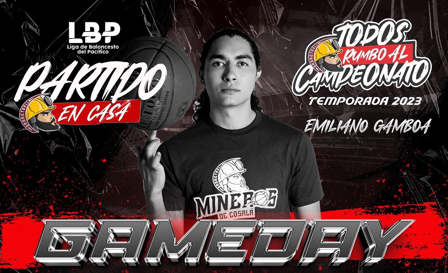 FLYER DEL PARTIDO MINEROS DE COSALÁ VS CORAS DE XALISCO