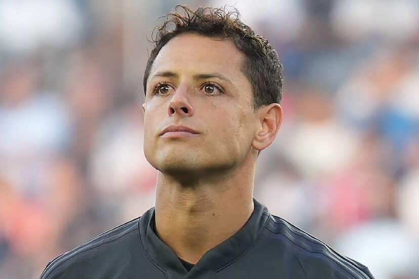 JAVIER HERNÁNDEZ DURANTE UN PARTIDO CON EL LA GALAXY
