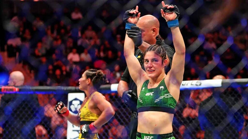 La luchadora mexicana escribe su nombre en la historia de las Artes Marciales Mixtas.