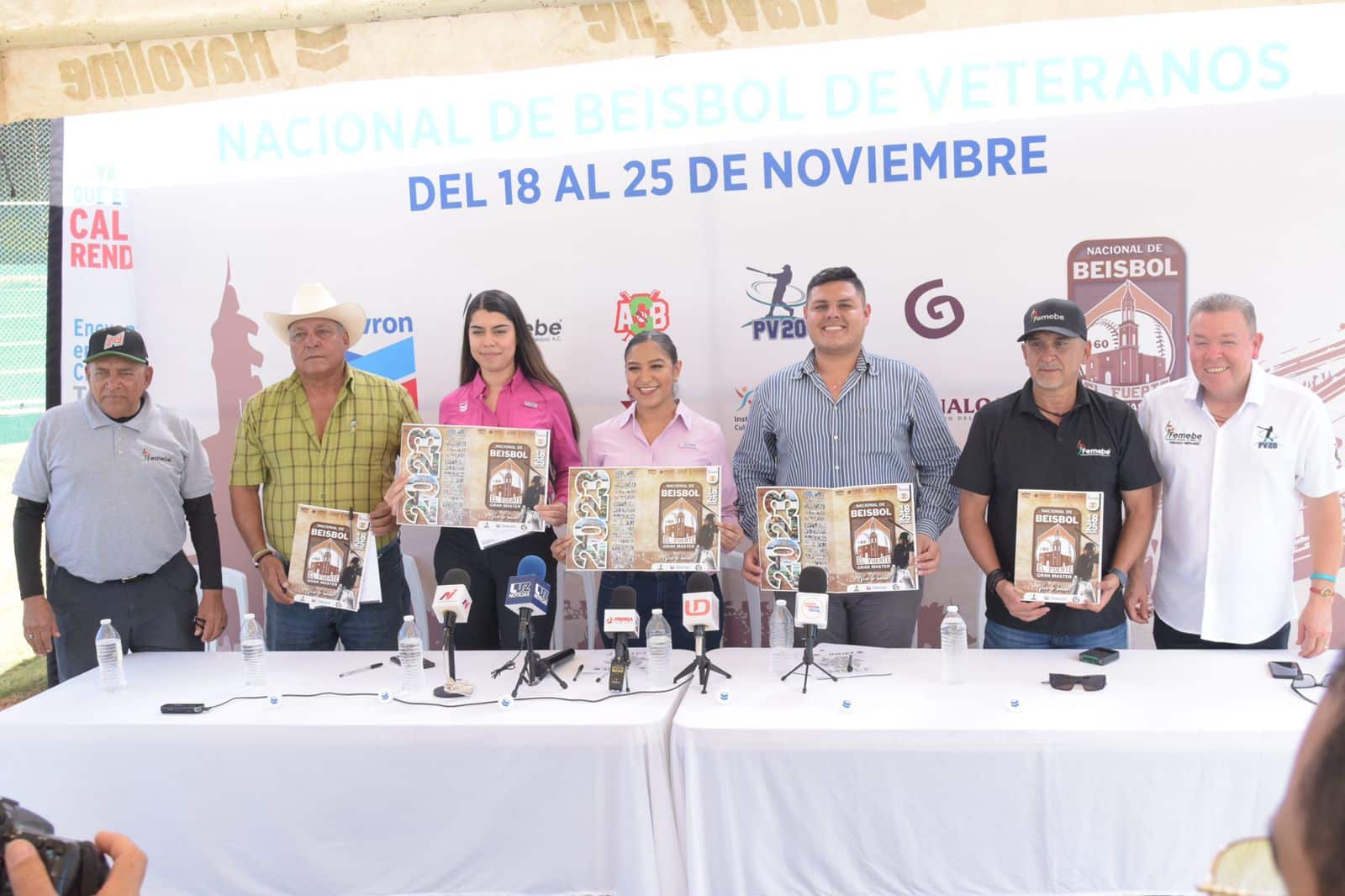 AUTORIDADE PRESENTAN EL NACIONAL DE BEISBOL DE 60 Y MÁS EN EL FUERTE