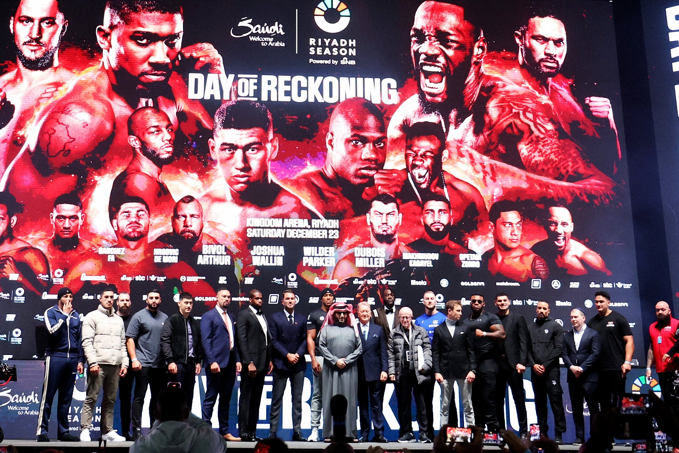 PRESENTACIÓN DE LA CARTELERA DAY OF RECKONING EN EL OVO ARENA EN LONDRES