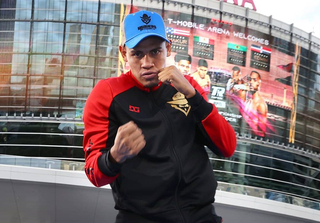 EMMANUEL 'VAQUERO' NAVARRETE DURANTE UN ENTRENAMIENTO EN LAS VEGAS