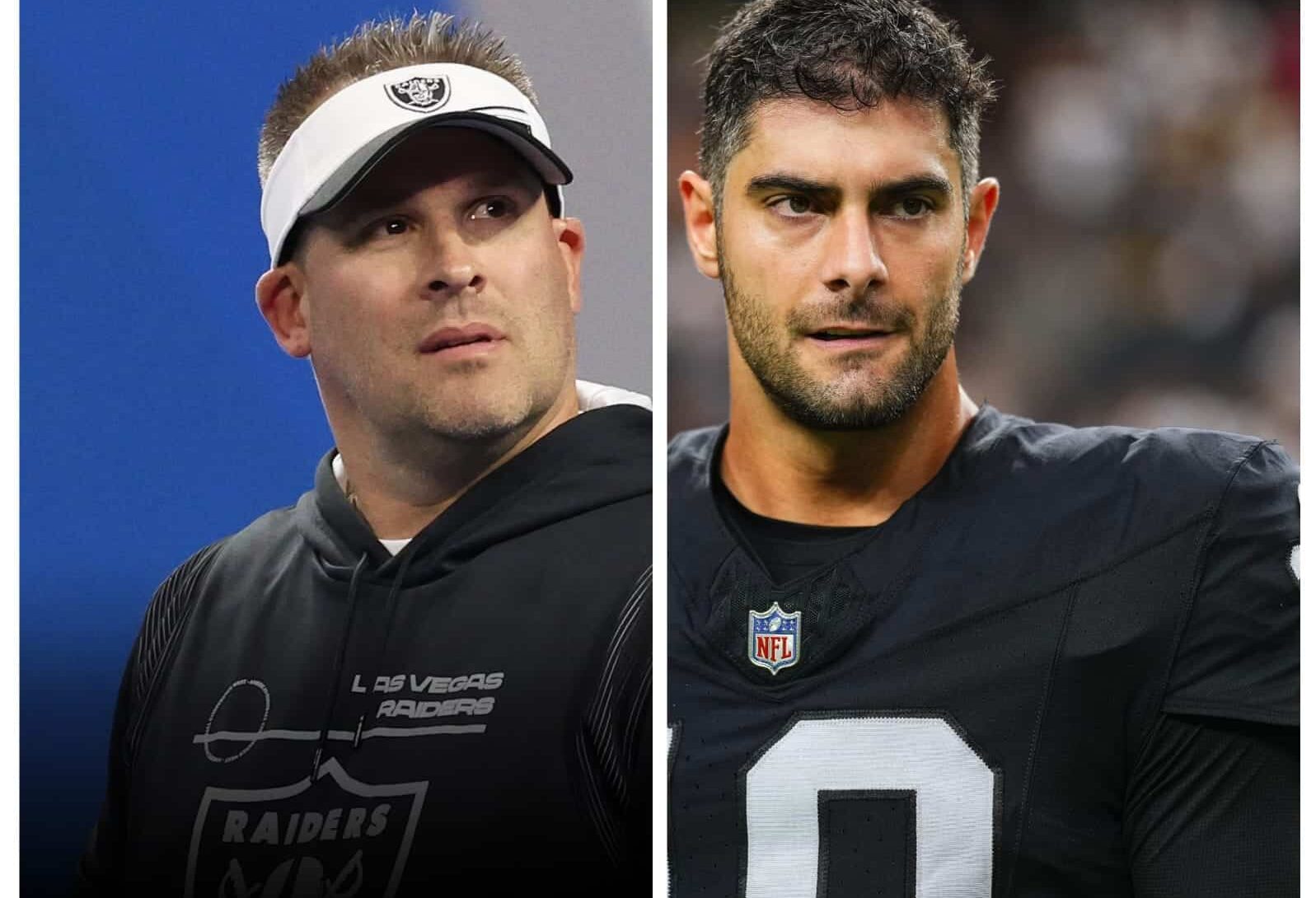 JOSH MCDANIELS (IZQUIERDA) Y JIMMY GAROPPOLO (DERECHA)