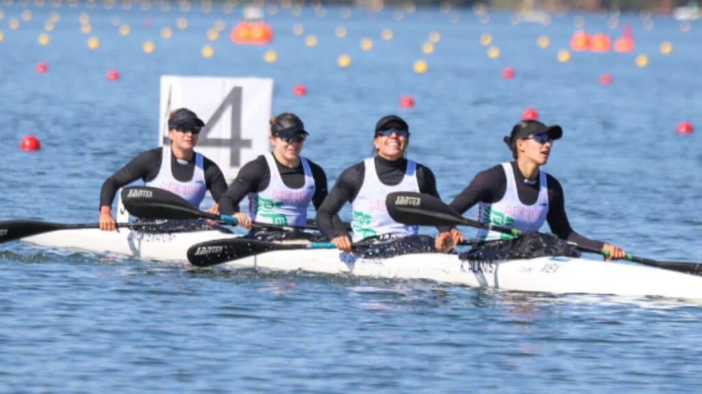 Oro para México en kayak K4 500m.