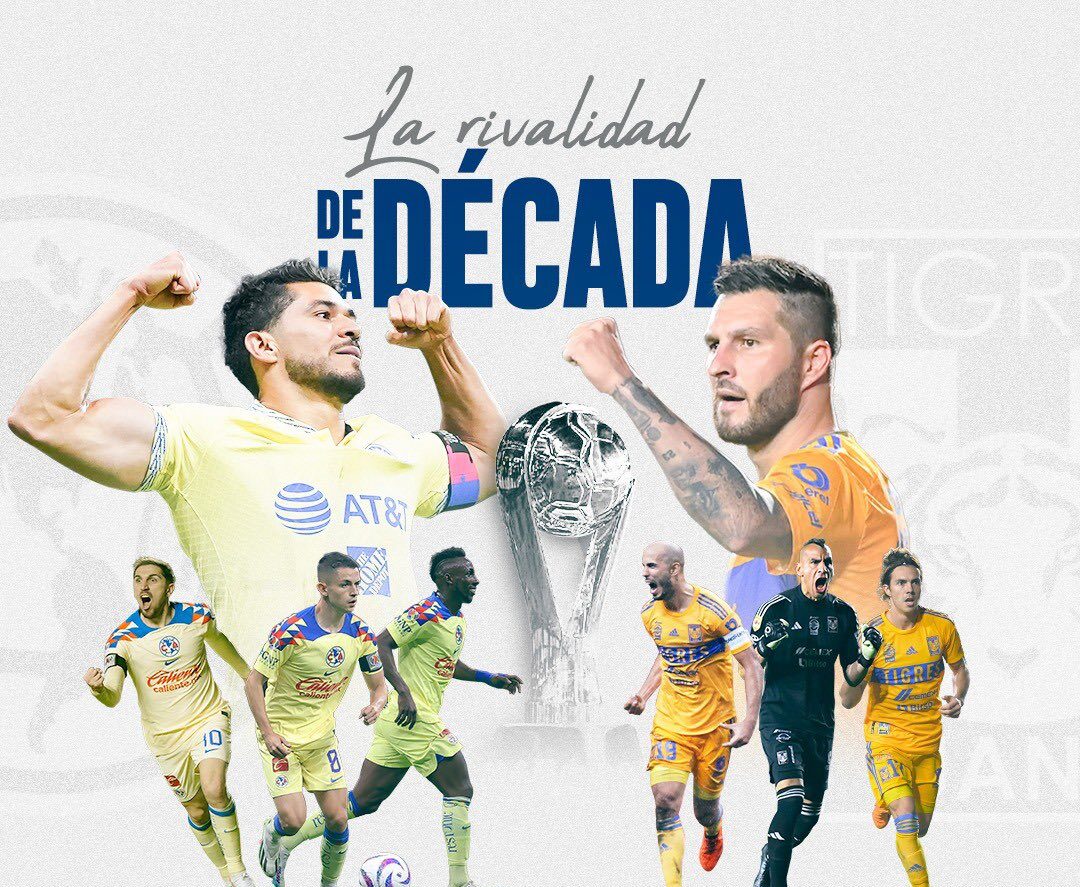 FLYER DE LA FINAL DEL FUTBOL MEXICANO ENTRE AMÉRICA Y TIGRES