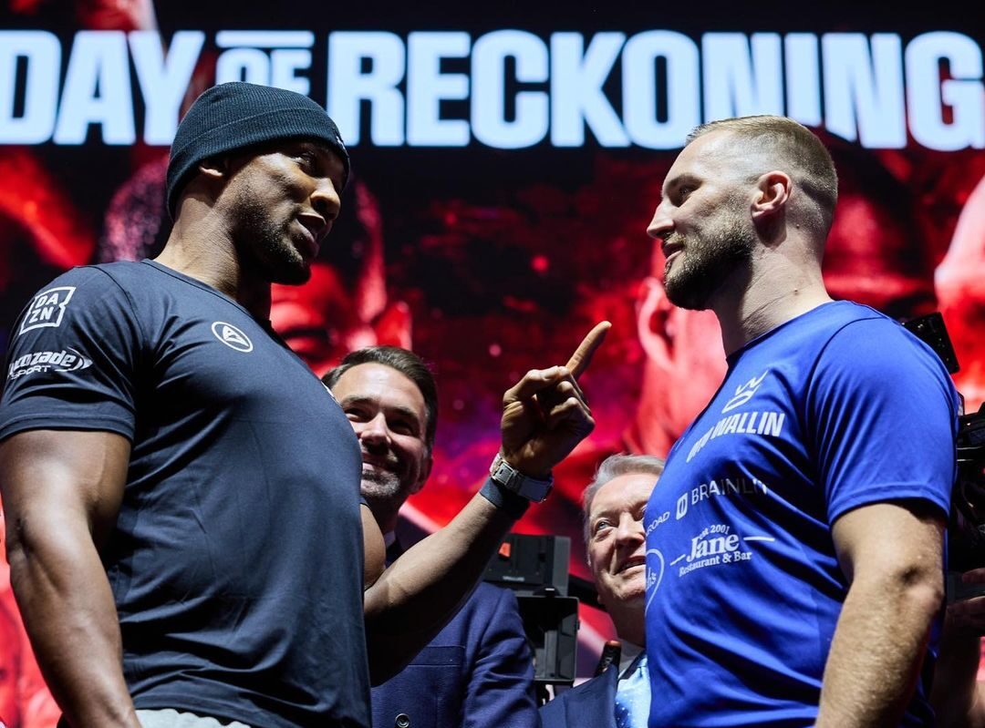 PÓSTER DE LA PELEA ENTRE ANTHONY JOSHUA Y OTTO WALLIN