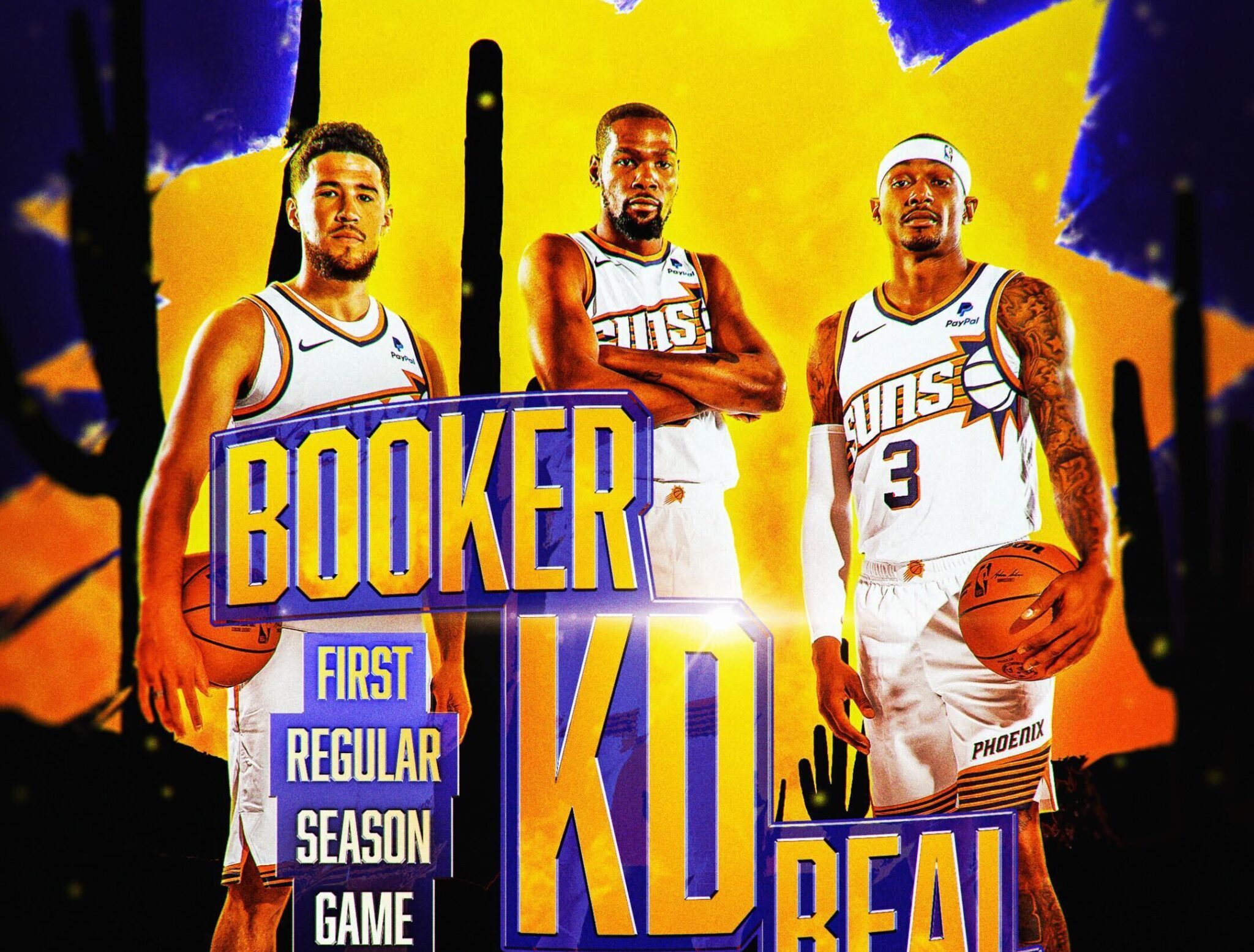 FLYER DE LA NBA CON DEVIN BOOKER, KEVIN DURANT Y BRADLEY BEAL
