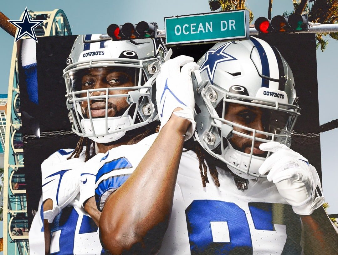 PÓSTER DEL PARTIDO DE LOS DALLAS COWBOYS ANTE LOS MIAMI DOLPHINS