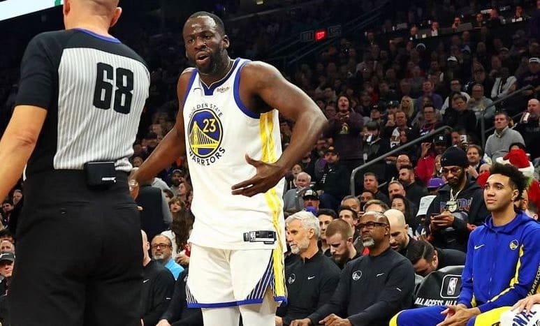 DRAYMOND GREEN LUEGO DE GOLPEAR A JUSUF NURKIC