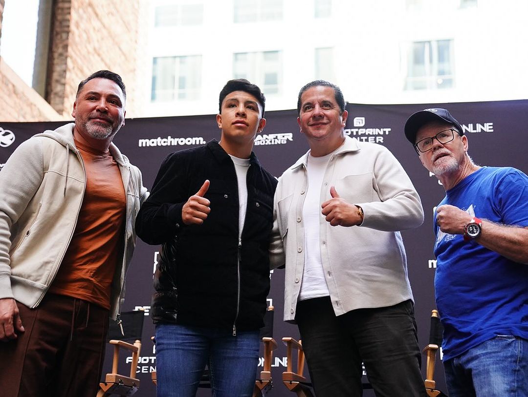 JAIME MUNGUÍA EN CONFERENCIA DE PRENSA CON GOLDEN BOY PROMOTIONS