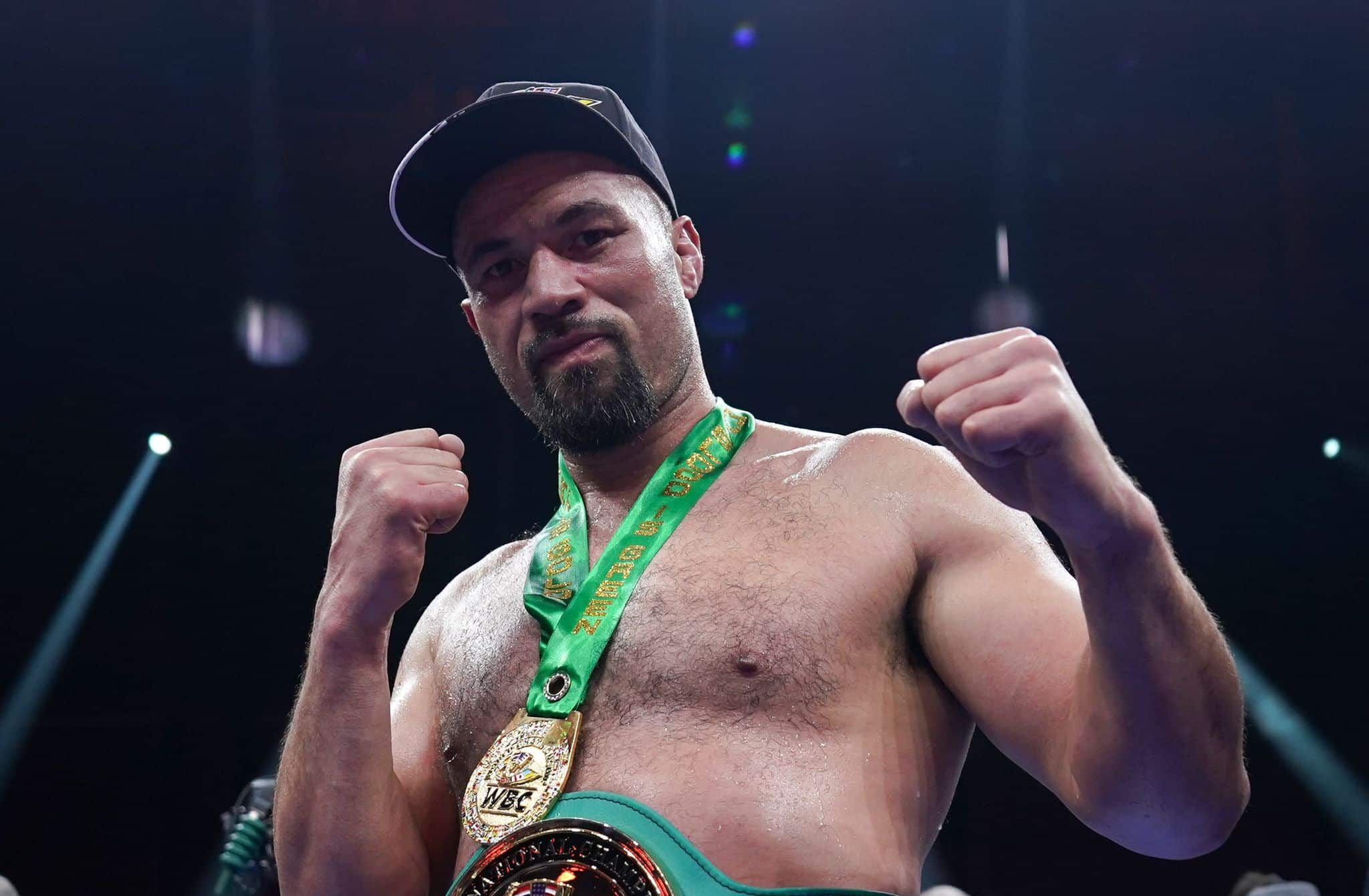 JOSEPH PARKER CELEBRA LA VICTORIA SOBRE DEONTAY WILDER