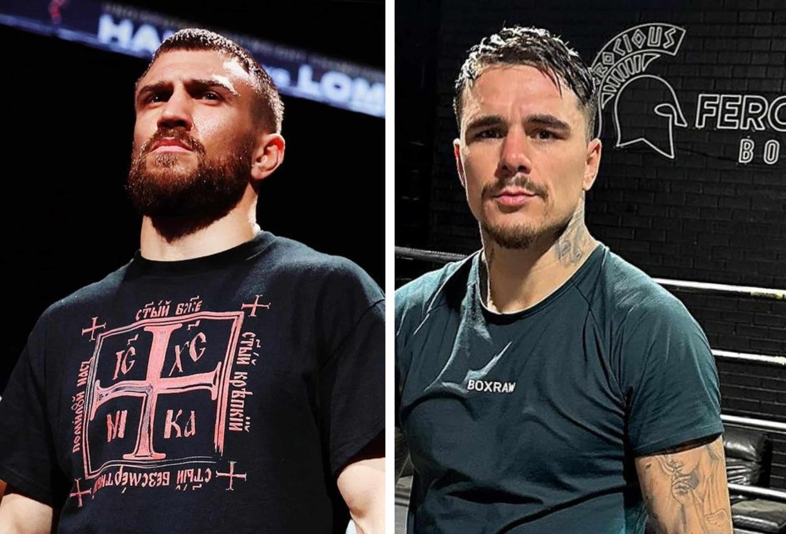 LOMACHENO A LA IZQUIERDA Y GEORGE KAMBOSOS A LA DERECHA