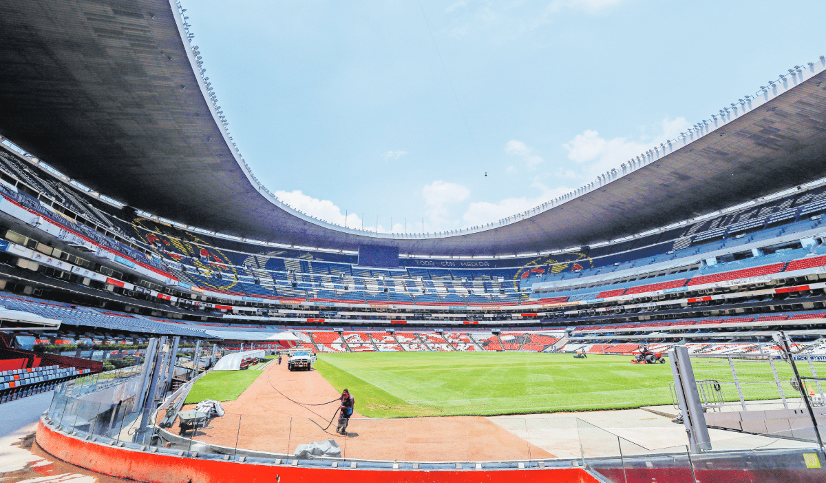 PANORAMICA DEL ESTADIO AZTECA