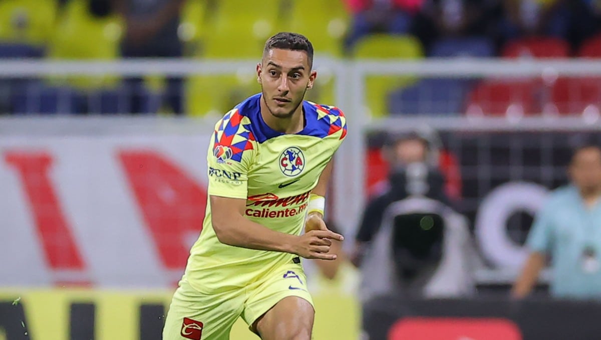 Sebastián Cáceres en partido de la final del Apertura 2023 de la Liga MX.