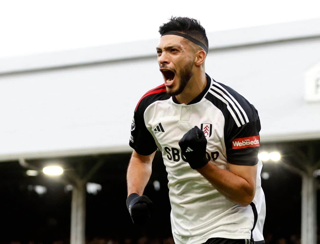 RAÚL JIMÉNEZ FESTEJA SU GOL