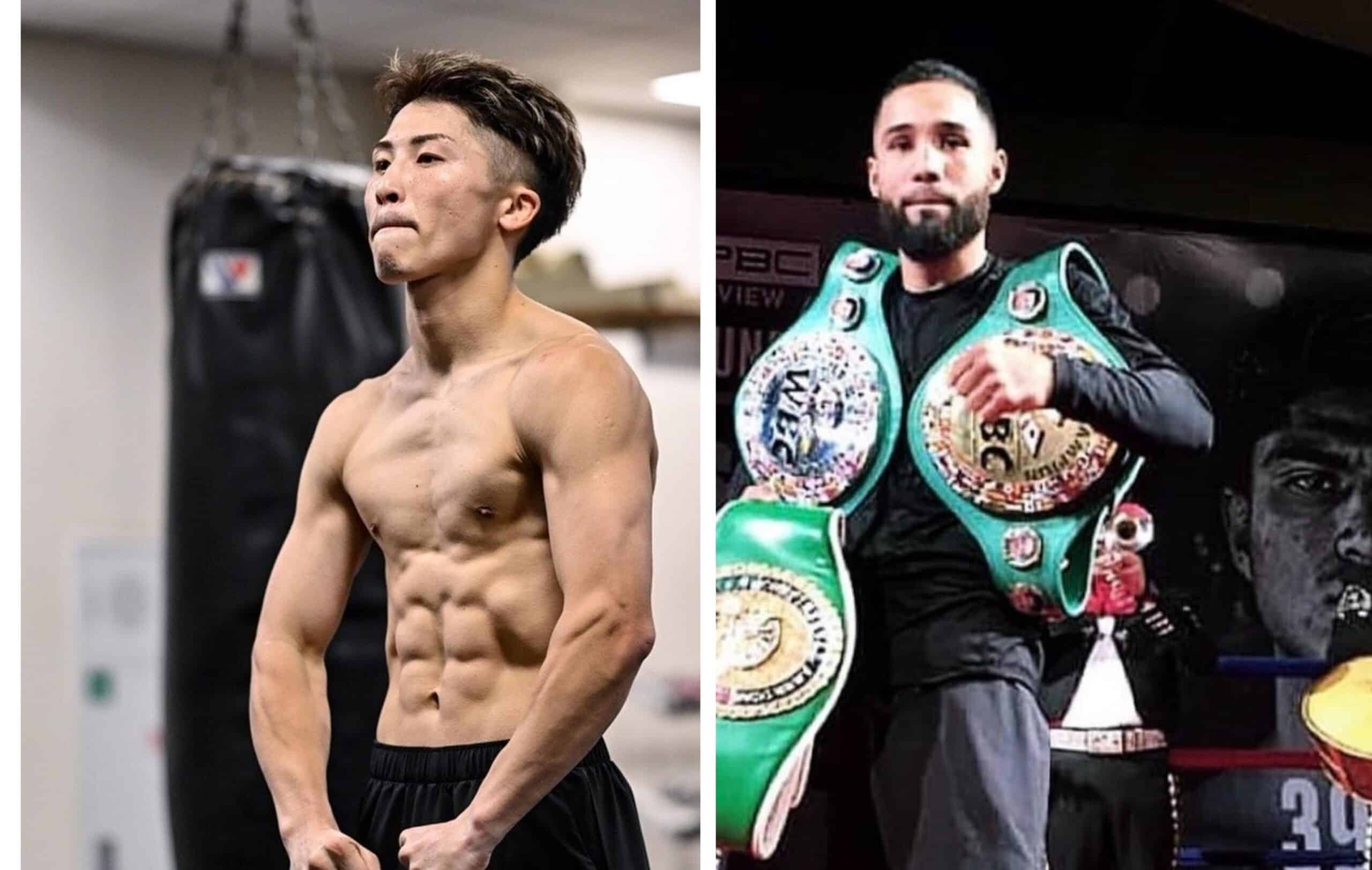 NAOYA INOUE A LA IZQUIERDA Y LUIS NERY A LA DERECHA