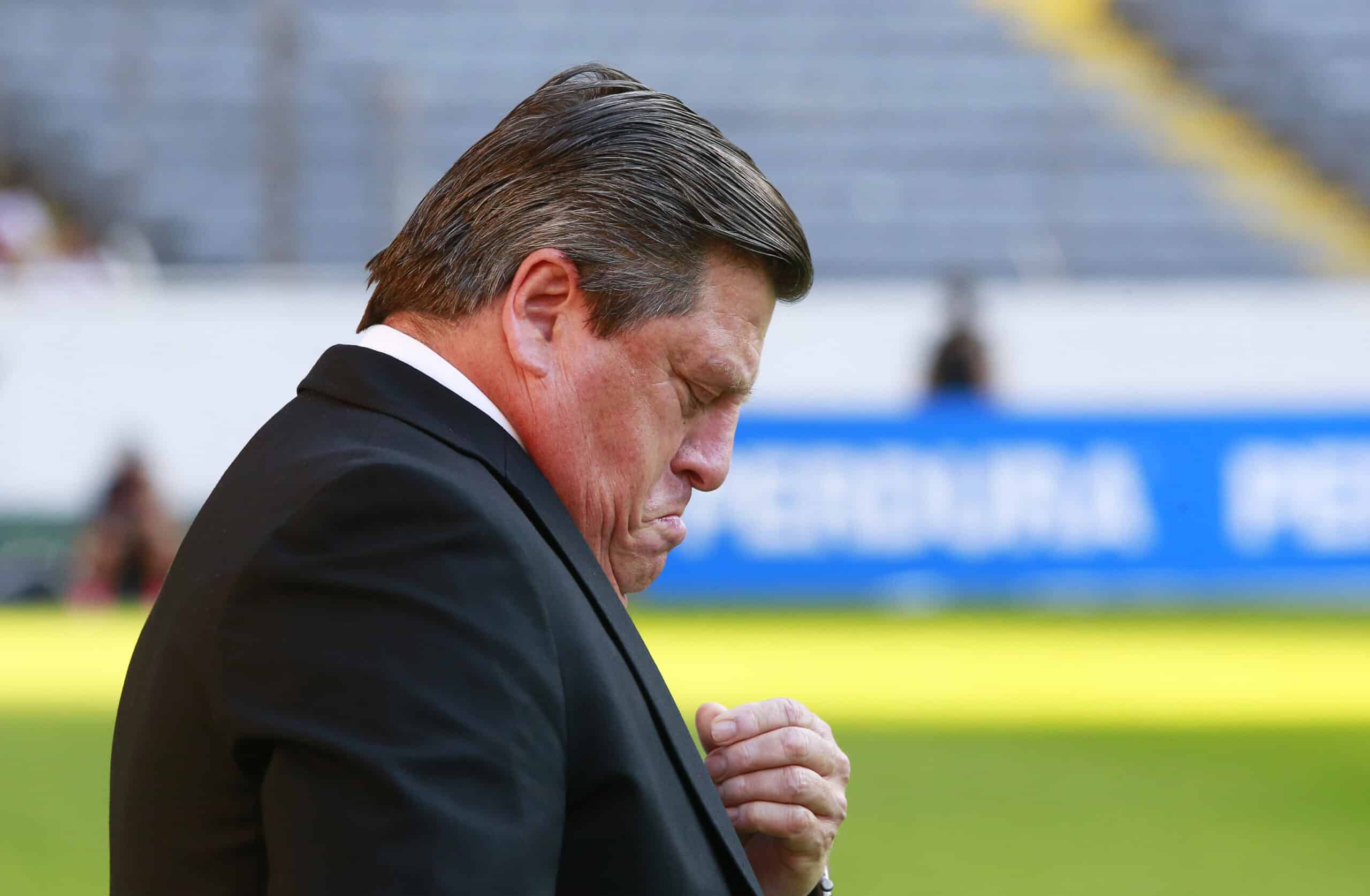 Miguel Herrera, Director Tecnico del Tigres durante el juego de la jornada 17 del Torneo Clausura 2022.