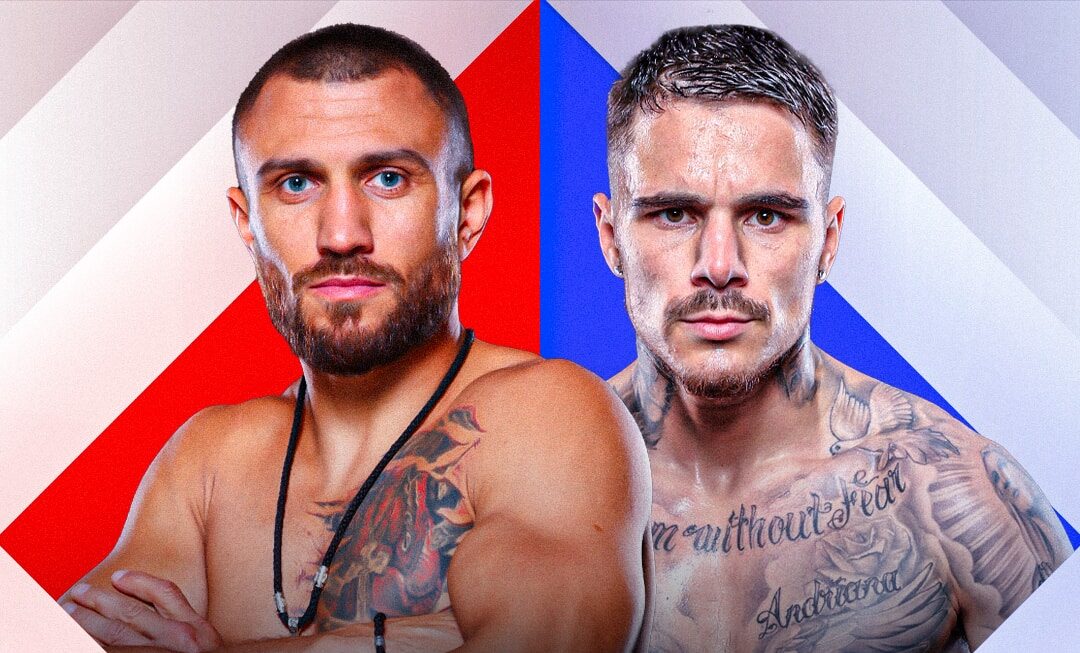 PÓSTER DE SKY SPORTS DEL COMBATE ENTRE LOMACHENKO Y KAMBOSOS JR
