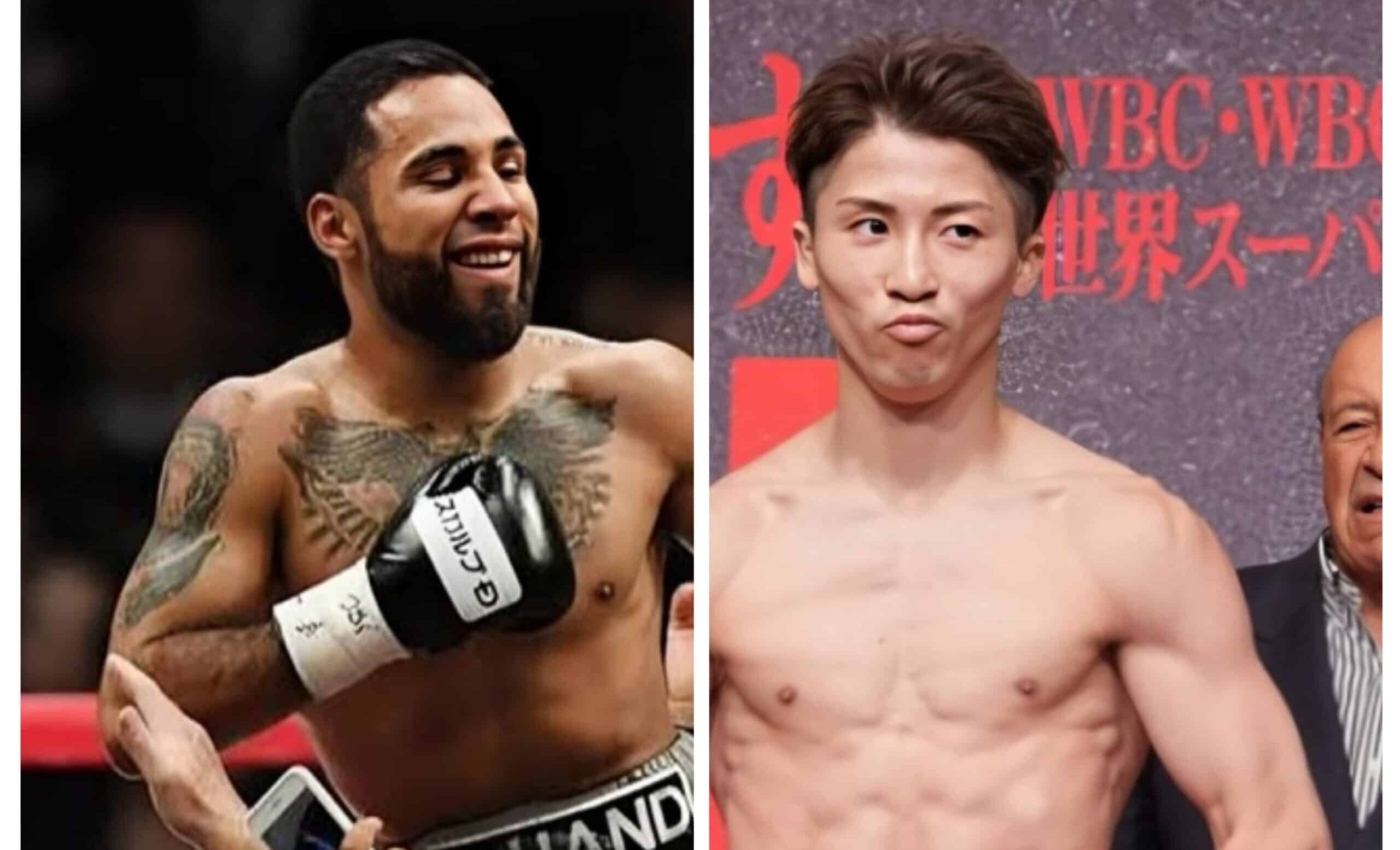 LUIS NERY A LA IZQUIERDA Y NAOYA INOUE A LA DERECHA
