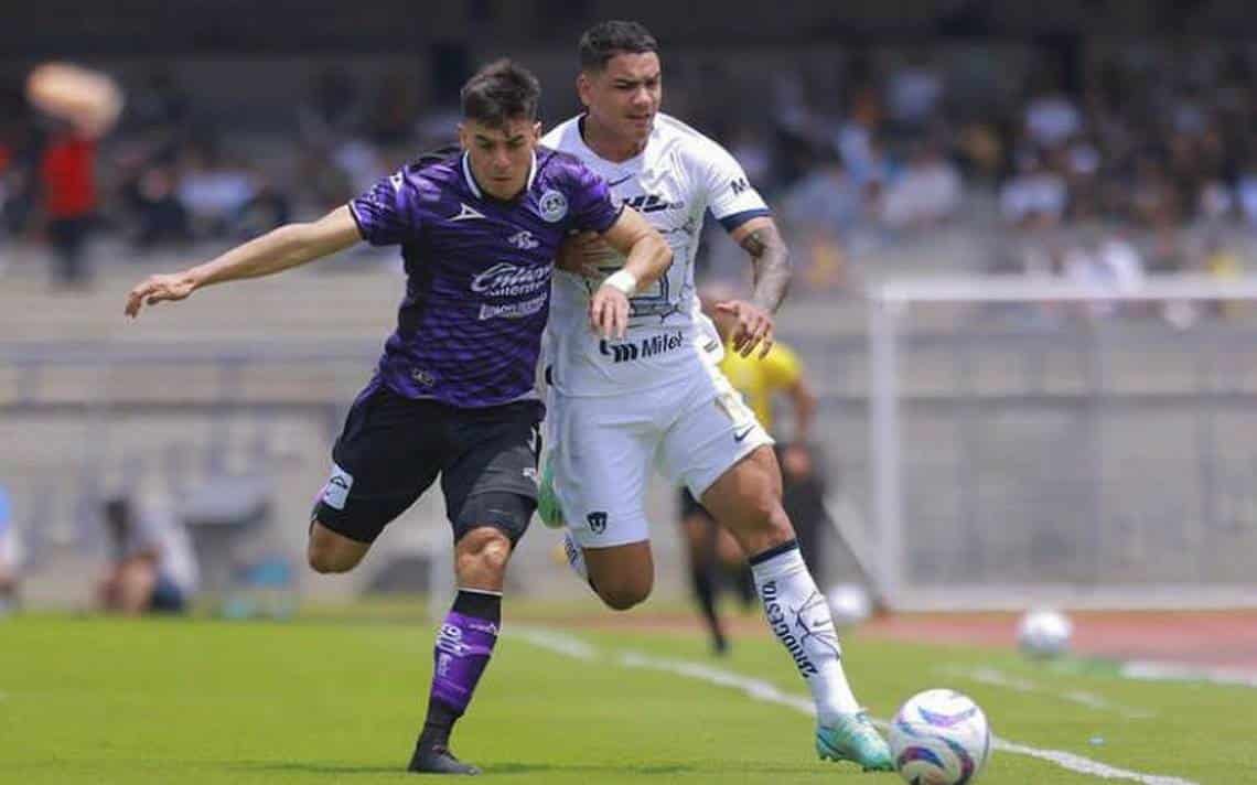 FACUNDO METE EL CUERPO ANTE JUGADOR DE PUMAS