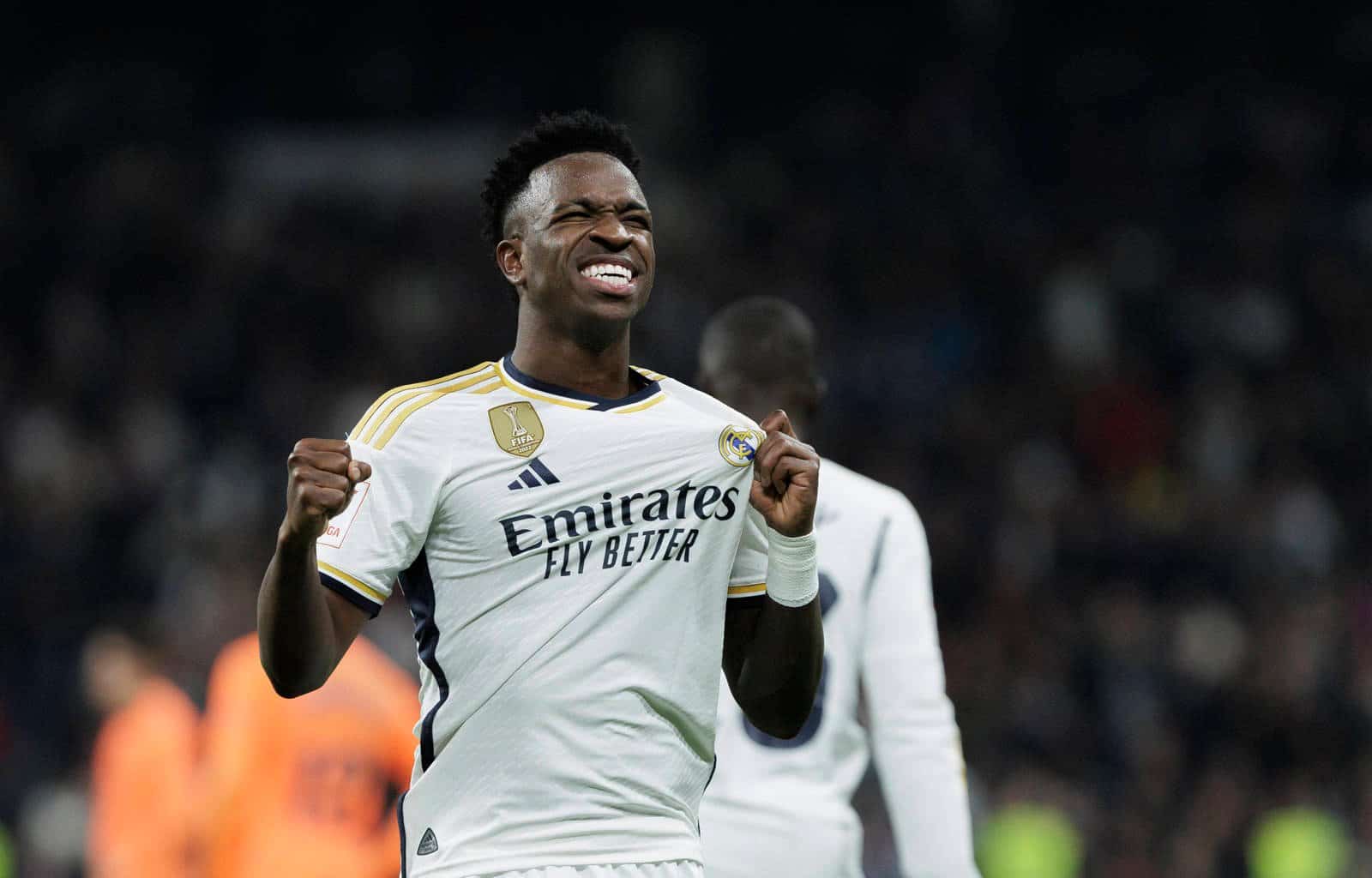 VINICIUS JR EN PLENO FESTEJO