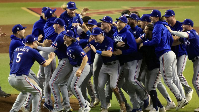 TEXAS FESTEJA EL CAMPEONATO DE LA SERIE MUNDIAL
