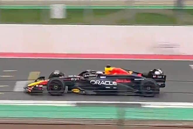 EL RB20 EN ACCIÓN