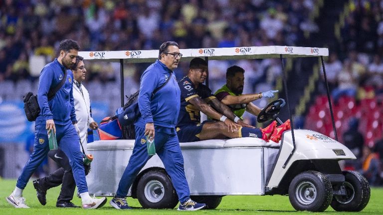 EL CENTRAL SALIÓ LESIONADO