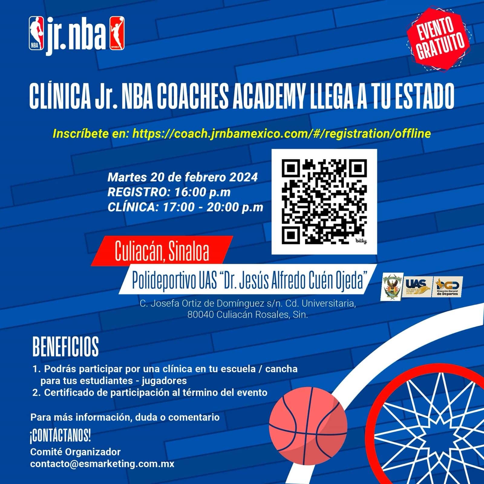 BASES DE LA CLÍNICA JR NBA