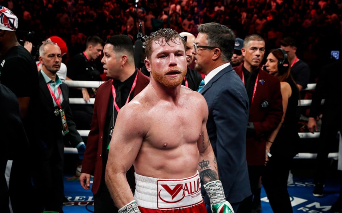 'Canelo' Álvarez en su última pelea en Estados Unidos.