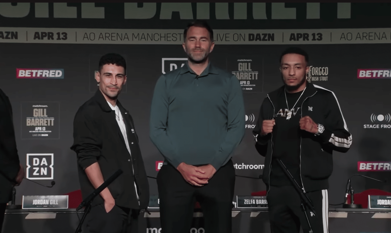 JORDAN GILL A LA IZQUIERDA Y ZELFA BARRETT A LA DERECHA