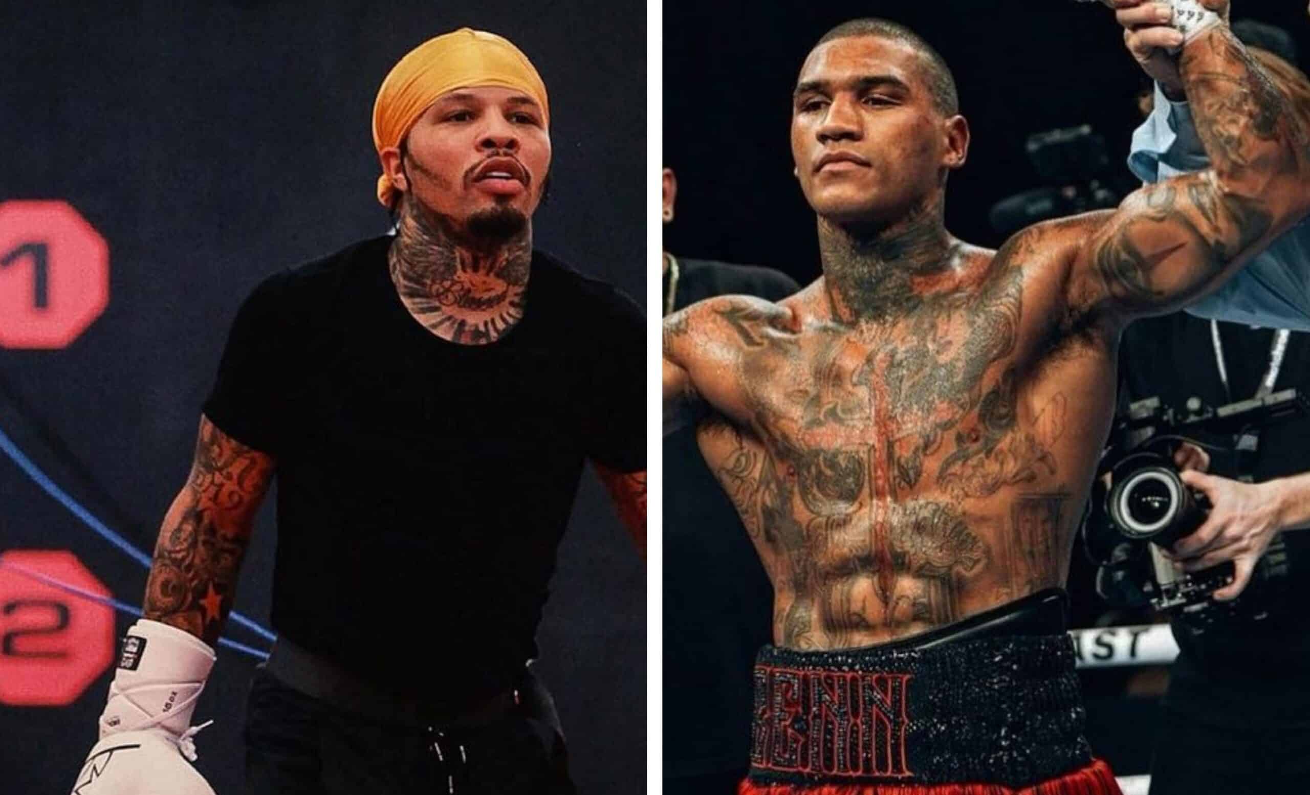 GERVONTA DAVIS A LA IZQUIERDA Y CONOR BENN A LA DERECHA