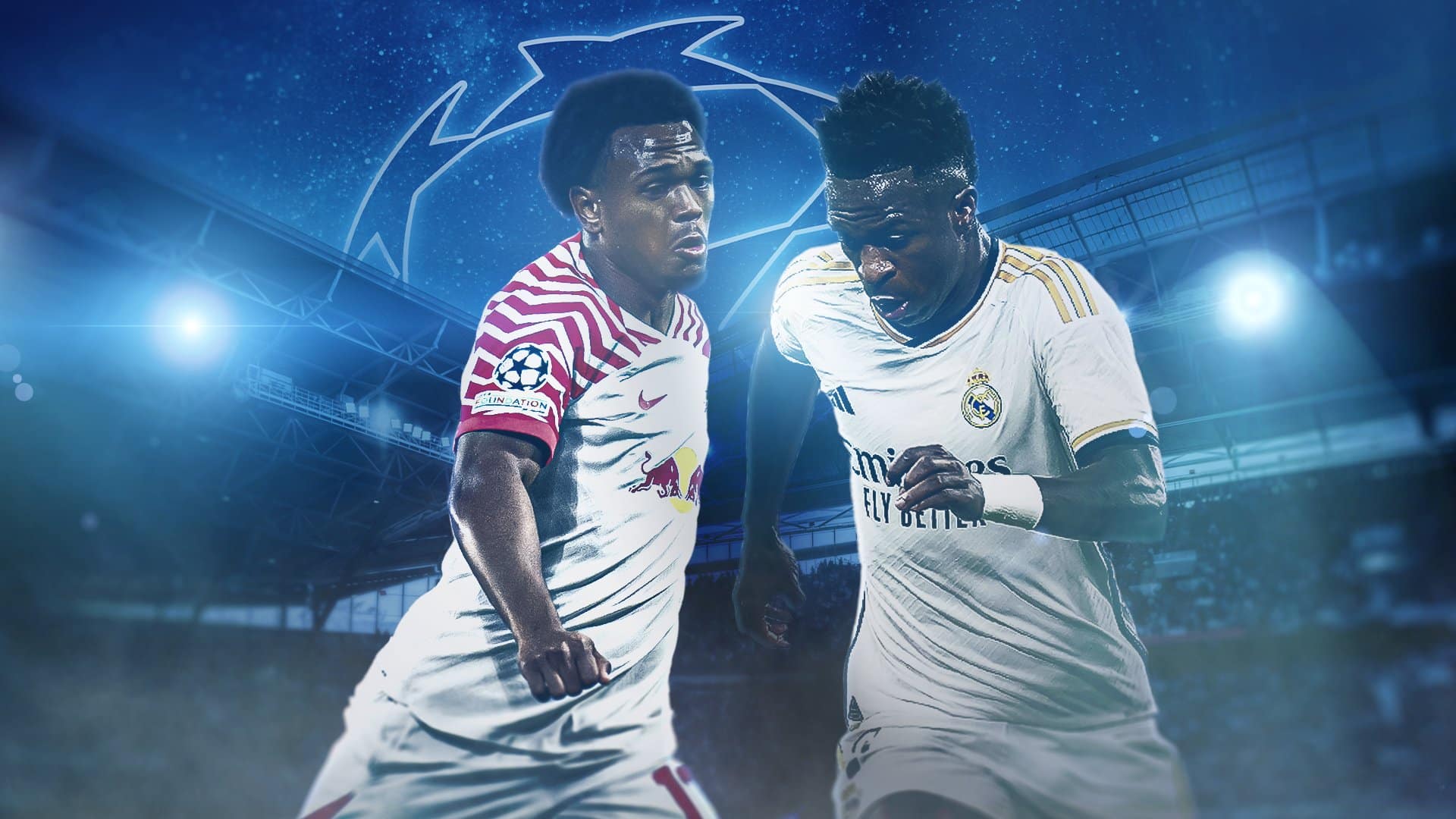 PÓSTER DEL PARTIDO DEL LEIPZIG VS REAL MADRID