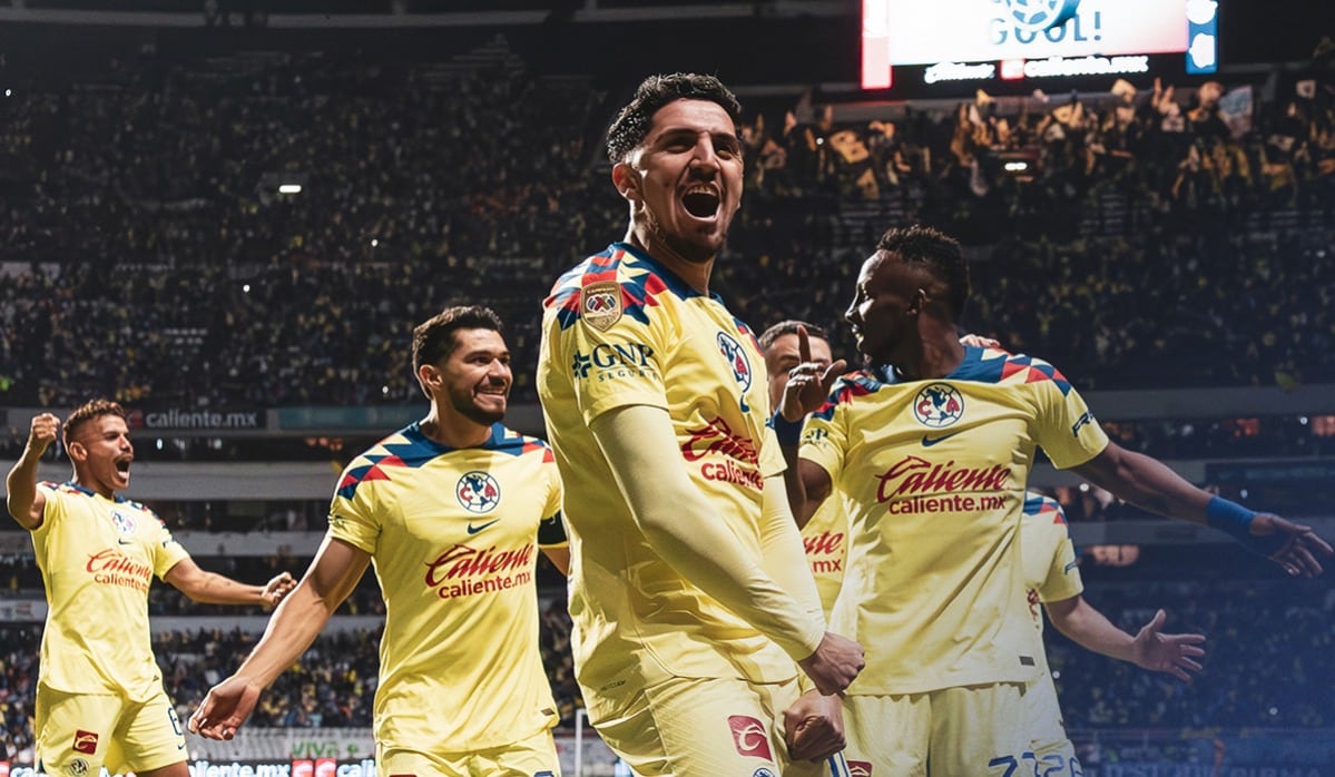 Diego Valdés festeja gol del triunfo ante Cruz Azul.