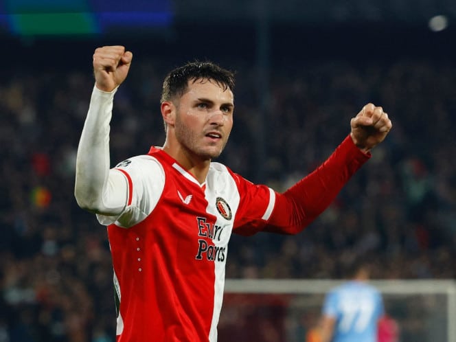 Finalmente, tras 8 partidos sin marcar Santiago Giménez logra el tan deseado gol