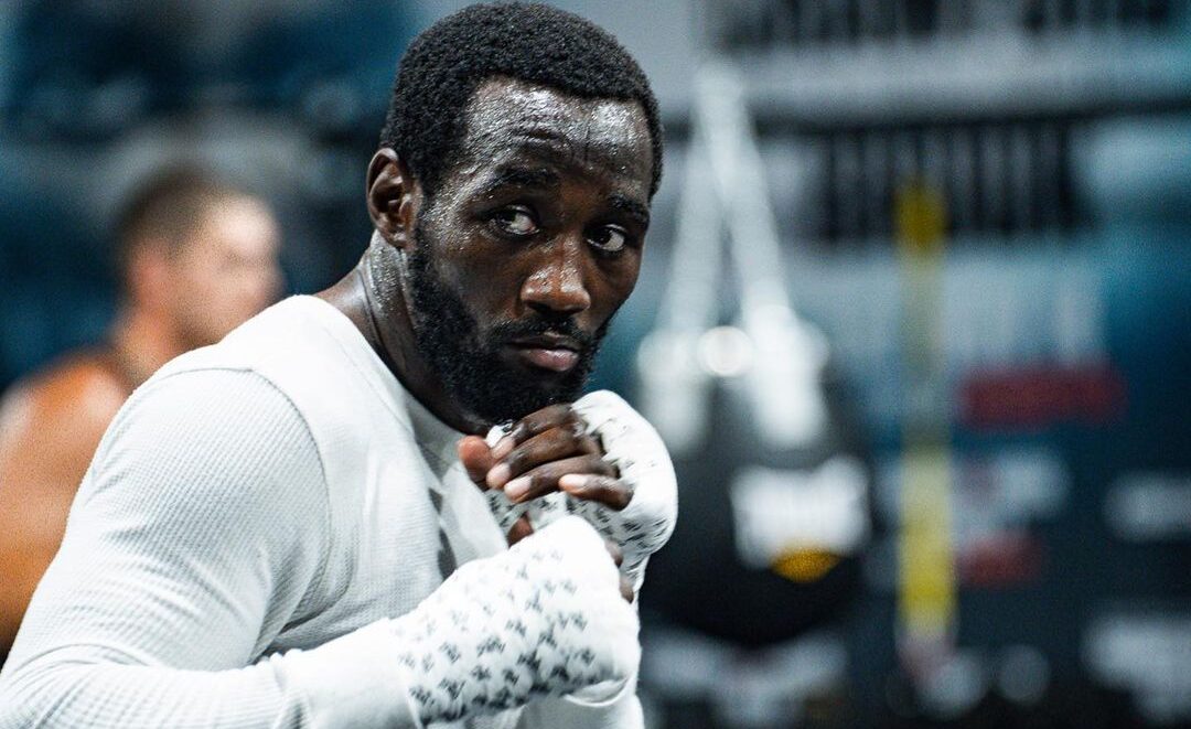TERENCE CRAWFORD DURANTE UN ENTRENAMIENTO