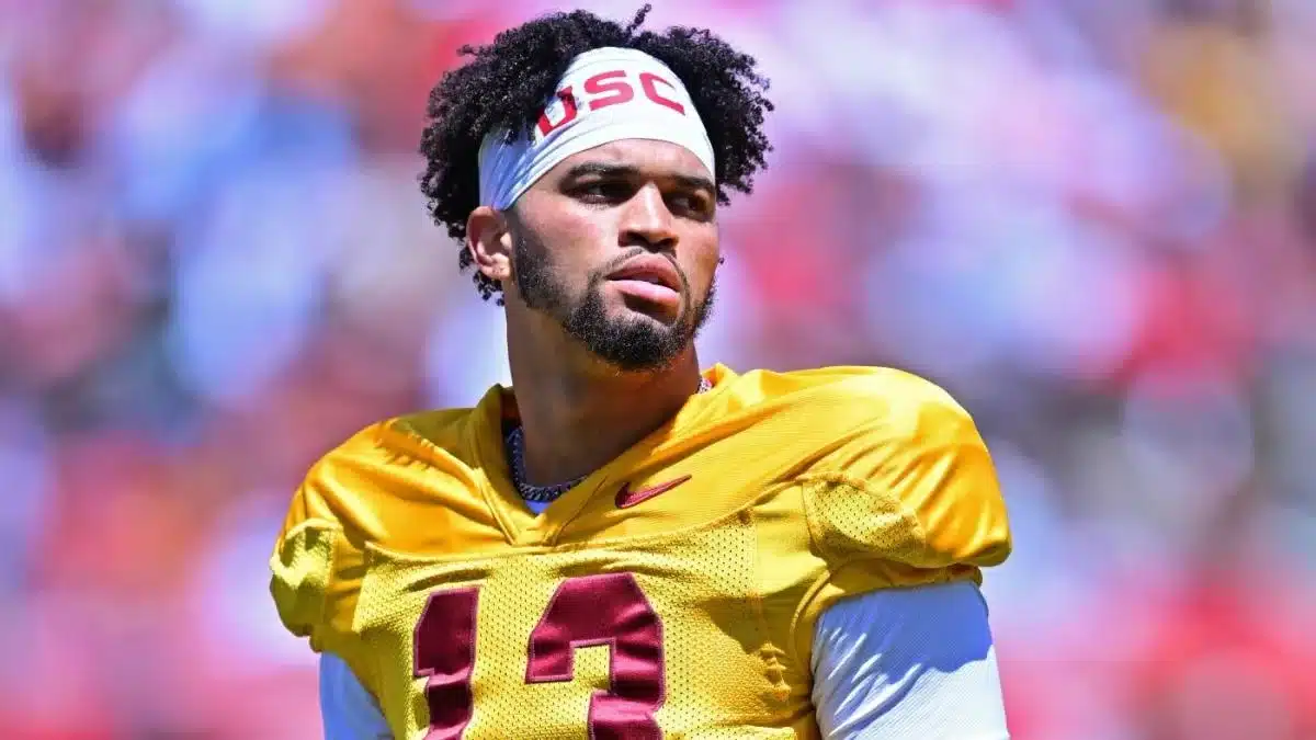 CALEB WILLIAMS DURANTE UN PARTIDO DE LA USC